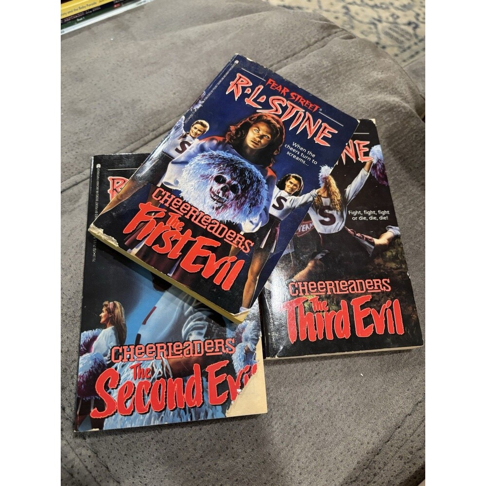 R.L. Stine Fear Street Cheerleaders 3 Book Set First Printing 1992 Paperback